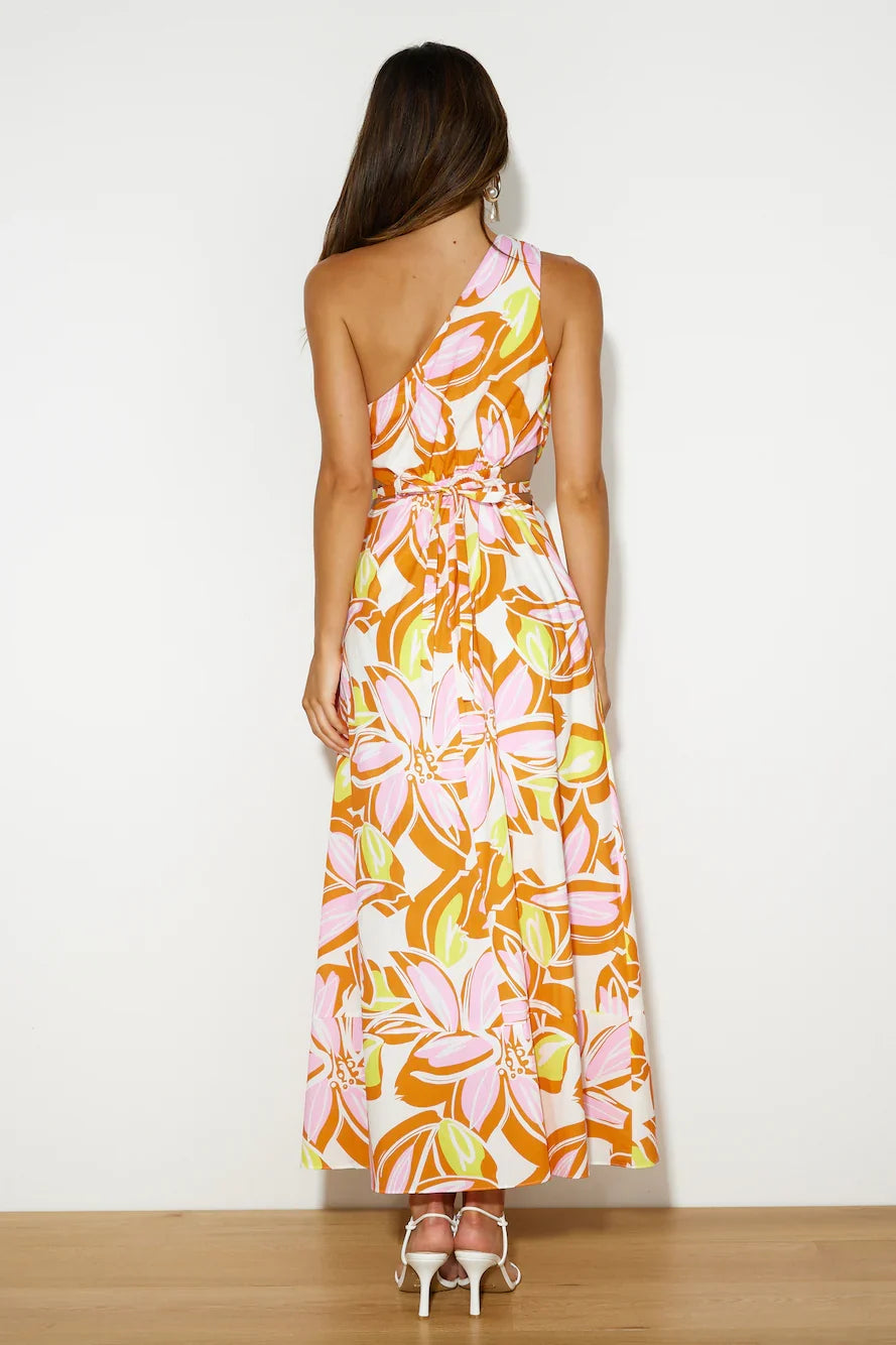Vacation Mood Maxi Dress Orange